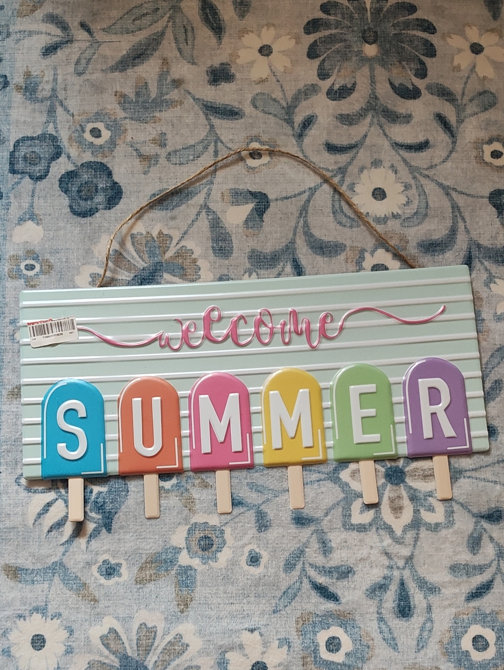 HOME DECOR: WELCOME SUMMER SIGN